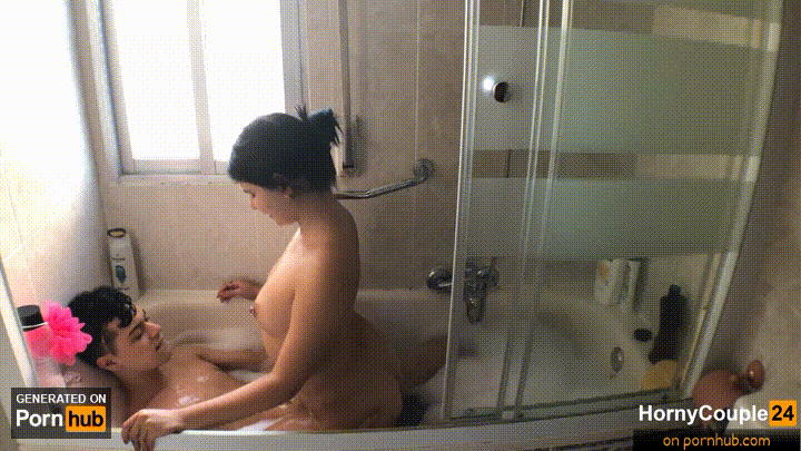 Woman Bathroom Fuck Gif - Amateur Couple Has Sex In Tub Porn Gif | Pornhub.com