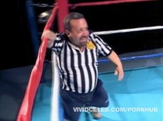 Chuy Bravo gets in the ring! gif