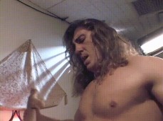 Long Haired Muscle Stud Fucking gif