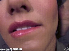 sunny's sexy pink lips gif