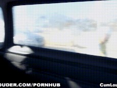 Coral Joice gets fucked in a van gif