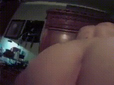 Butthole close up with ass spread open gif