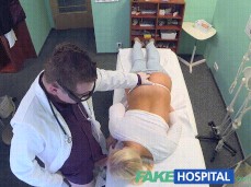 BLONDE WITH BIG TITS WANTS TO BE A NURSE gif