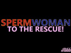 SpermWoman to the rescue! gif