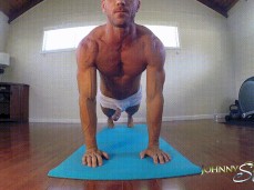 doing yoga gif