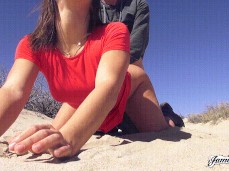 Abella Danger's Road Trip with James Deen (3) gif