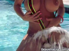 #tits #deauxma pool gif