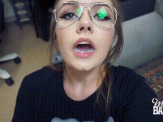 Playing with cum gif