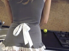 #maid #no panties gif