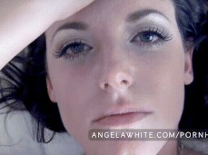 Angela White Face gif