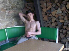 Cute boy with sexy abs gif