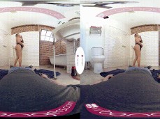 Blair Williams VR lingerie tease gif