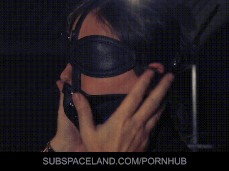 leather blindfold and gag gif