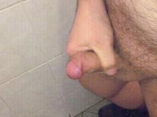 white guy cumming on public bathroom floor gif