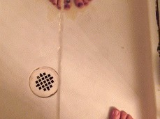 Date Pissing on My Clean Feet - Golden Shower gif