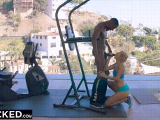 Cheating wife blows her personal trainer gif