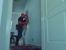 Making out in the hallway gif