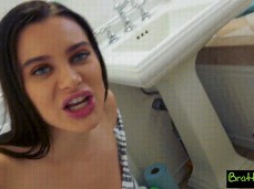 sis caught on toilet gif