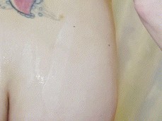 Oiled Ass Spanked in Shower gif