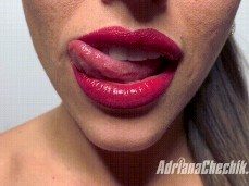 Red lips gif
