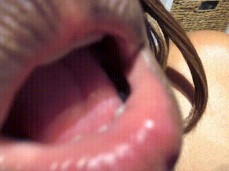 Sexy  girl masturbating on dildo and kissing gif