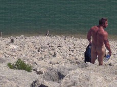 Aaron Bruiser first time naked on camera, outdoors and in public 0111 3 gif