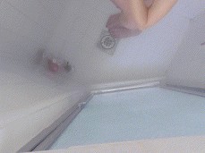 HopelessSoFrantic, Cute Shower Boob Grab gif