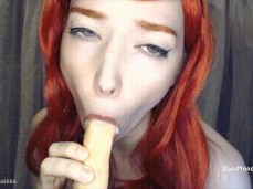 Surprise Huge Load In Ariel's Mouth gif