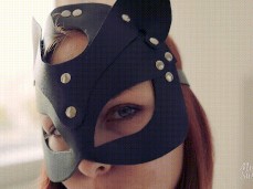 Tribute to the most beautiful eyes in a mask gif