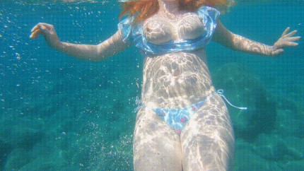 All Natural Tit Flash - Redhead Flashing Big Natural Boobs Underwater Porn Gif | Pornhub.com