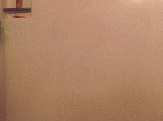 Sexy new amateur showing off before a shower gif