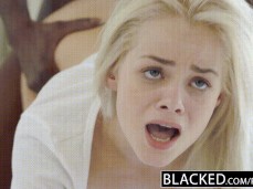 BLACKED Elsa Jean Takes her first BBC gif
