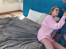Slutty Girl Loves Games, Dicks and Cum on a Tight Pussy - Eva Elfie gif