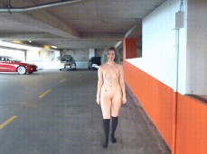 Nude in garage gif