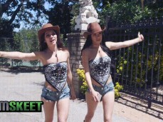 StepSiblings - Desperate Cowgirl Stepsisters get Wild with BWC gif