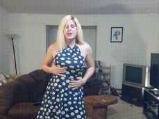 Miss Denver Shoemaker feeling pretty in my new dress gif
