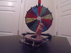 Wheel of Misfortune - take # 2 - CBT Wheel of Post Orgasm  - CuMsHoT gif