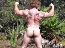 masked Hunky BODYBUILDER Michael Myers (Jack 5) outdoors 0057 gif