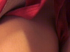Taking Off Shorts to Show Wet Crotch and Hairy Pussy gif