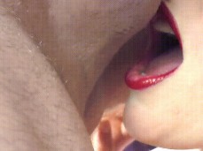 red lips and tongue gif