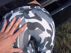 #perfect ass #yoga pants #ass grabbing gif