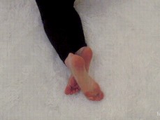 perfect feet and soles, cute toes by amateur brunette Mia Nyx gif