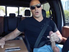jerking off in car at traffic gif