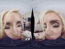 VR Naomi Woods kissing gif