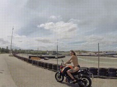 Nude motorcycle riding gif