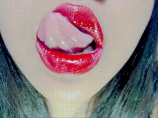 licking lips tease you gif