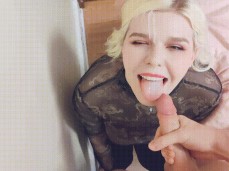 Boyfriend shoots ropes of cum on my face gif