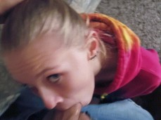 #blowjob #facefuck #clothed #blonde #ponytail #head gif
