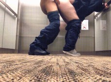 The Janitor shoving his long cock into my wife’s warm hole on the job gif