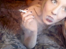 smoking in bed gif